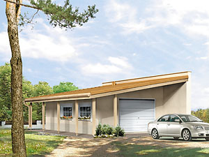 Projekt domu Garaż G11