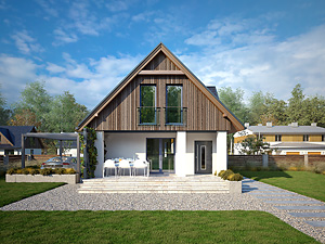 Projekt domu Poziomka 4