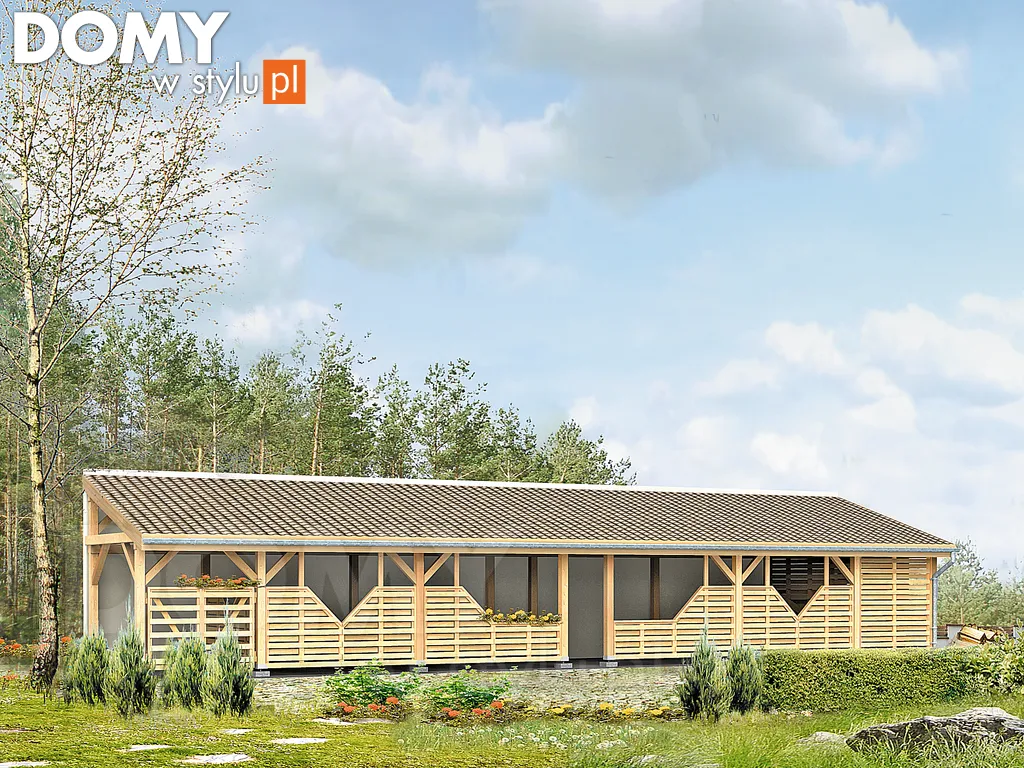 Projekt domu Altanka 2 - wizualizacja frontowa