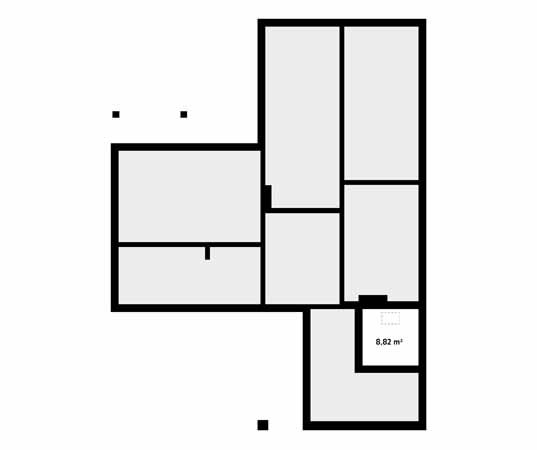 Projekt domu Ambrozja 12 - rzut piwnicy