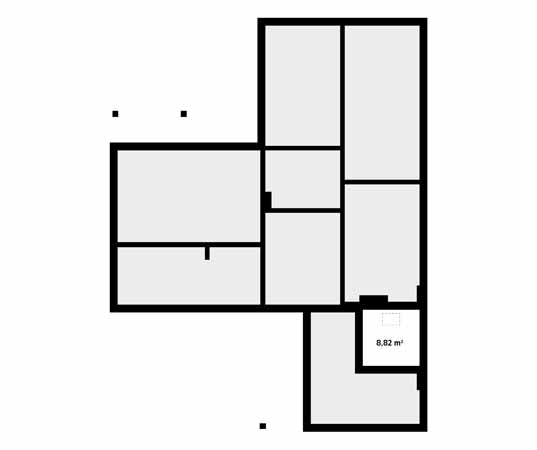 Projekt domu Ambrozja 16 - rzut piwnicy