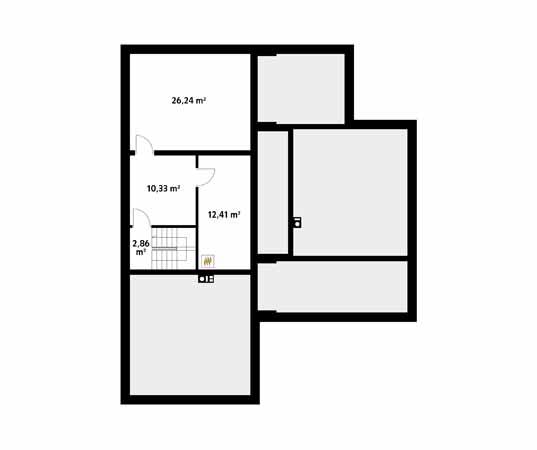 Projekt domu Ariel 3 - rzut piwnicy