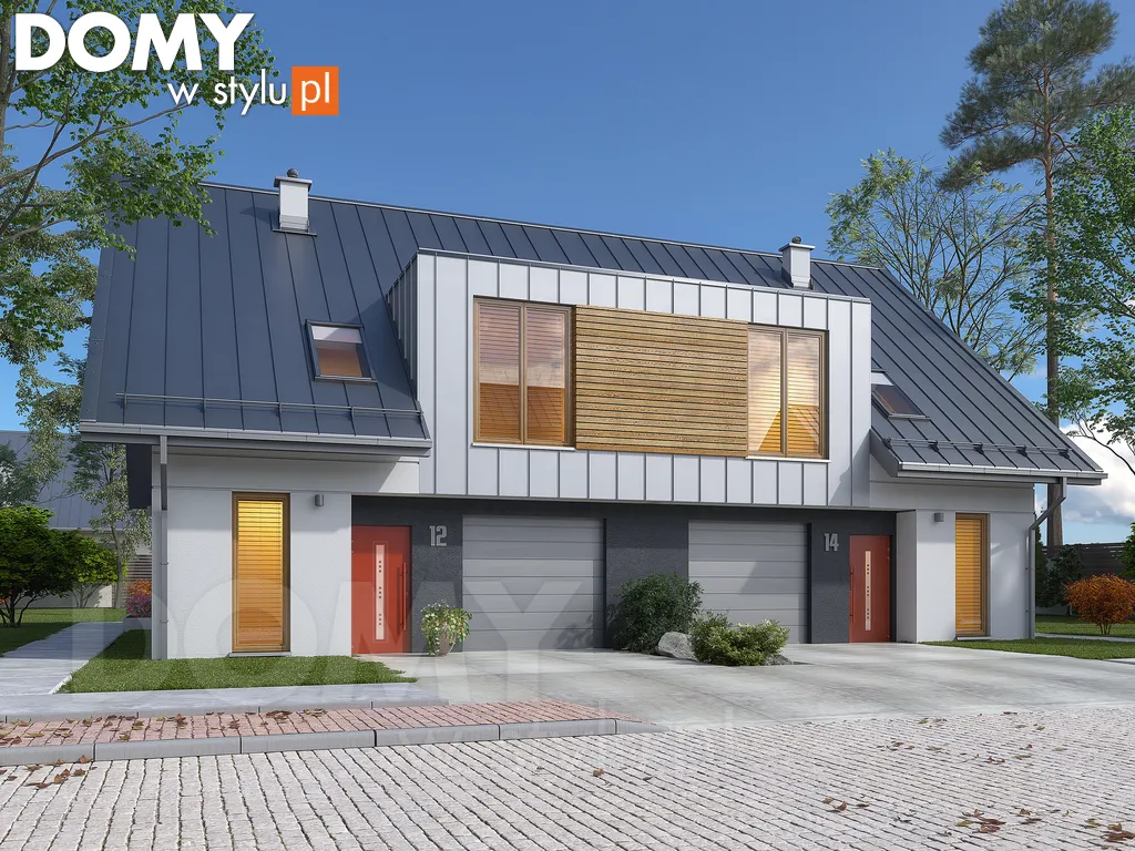 Nowoczesny projekt domu Bali 2 - wizualizacja frontowa