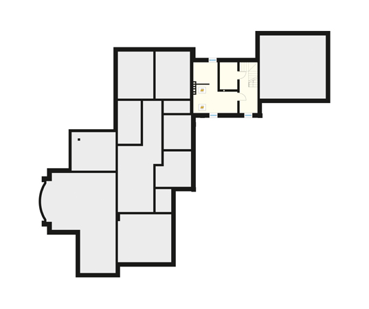 Projekt domu Cis - rzut piwnicy