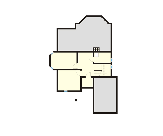 Projekt domu Forte 2 - rzut piwnicy