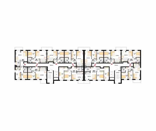 Projekt domu Kapitalny - rzut piętra