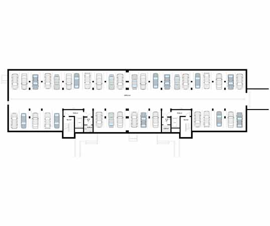 Projekt domu Kapitalny - rzut piwnicy