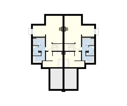 Projekt domu Muza 2 - rzut piwnicy