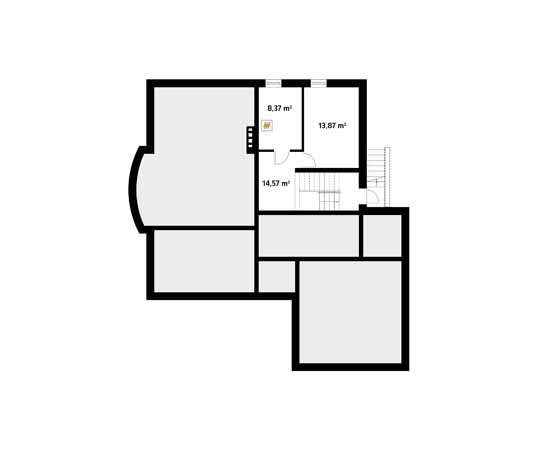 Projekt domu Ocean 3 - rzut piwnicy