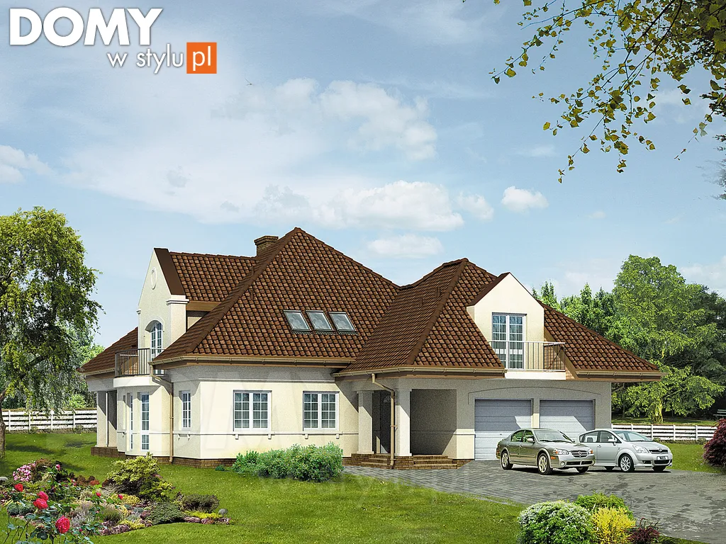 Projekt domu Ocean 3 - wizualizacja frontowa