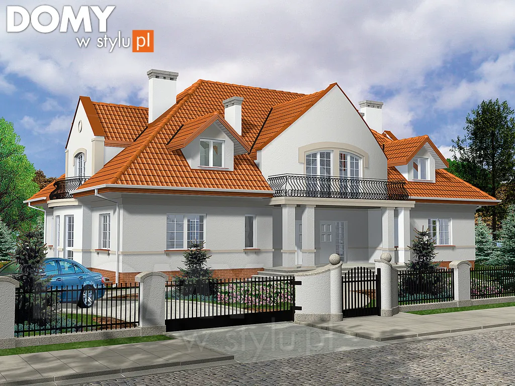 Projekt domu Passat - wizualizacja frontowa