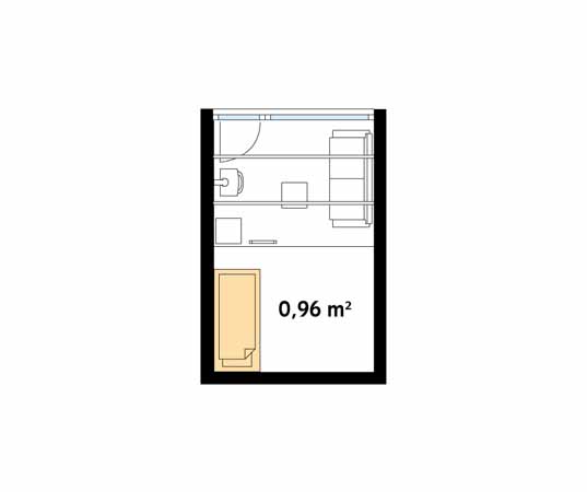 Projekt domu Szyszka dr-S - rzut poddasza