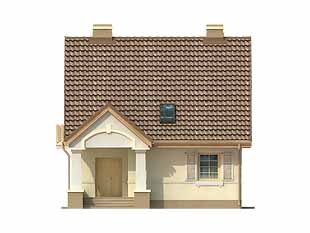 Projekt domu Agat - elewacje