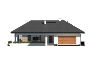 Projekt domu Aksamit 7 - elewacje