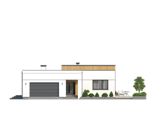 Projekt domu Alibi - elewacje