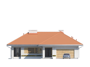 Projekt domu Ambrozja 13 - elewacje