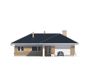 Projekt domu Ambrozja 15 - elewacje