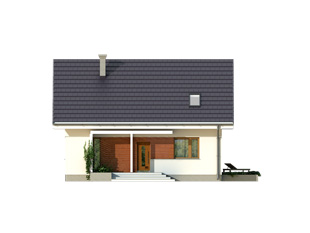 Projekt domu Anka - elewacje