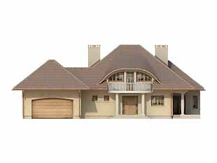 Projekt domu Aria 4 - elewacje