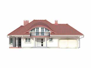 Projekt domu Aria 6 - elewacje