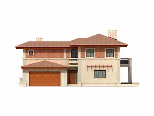 Projekt domu Arizona - elewacje