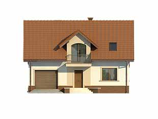 Projekt domu Arnika 2 - elewacje