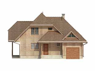 Projekt domu Aronia dr-S - elewacje