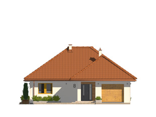 Projekt domu Aruba 4 - elewacje