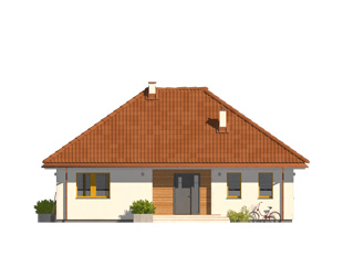 Projekt domu Aruba - elewacje