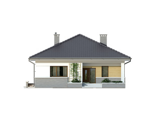 Projekt domu As 2 - elewacje