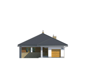 Projekt domu Aster 2 - elewacje