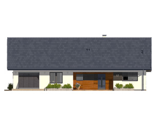 Projekt domu Awokado 3 - elewacje