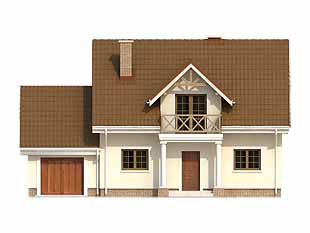 Projekt domu Azalia 2 - elewacje