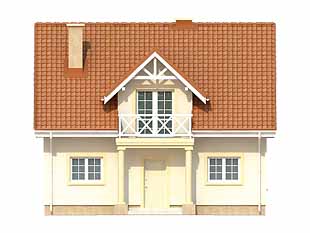 Projekt domu Azalia - elewacje