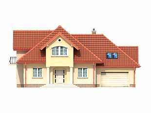 Projekt domu Bachus 2 - elewacje