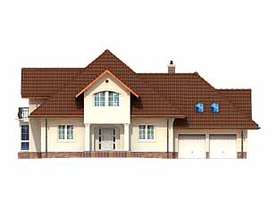 Projekt domu Bachus 3 - elewacje