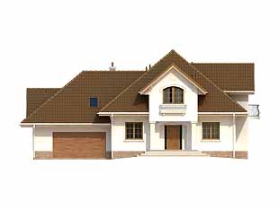 Projekt domu Bachus 9 - elewacje
