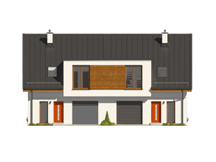 Projekt domu Bali - elewacje