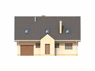 Projekt domu Bemol - elewacje