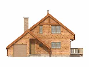 Projekt domu Bosman dr-S - elewacje