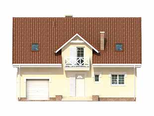 Projekt domu Carmen - elewacje