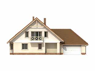 Projekt domu Caro 3 - elewacje