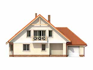 Projekt domu Caro - elewacje