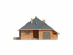 Projekt domu Cedr dr-S - elewacje