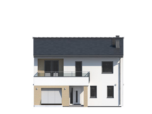 Projekt domu Dąb 2 W2 - elewacje