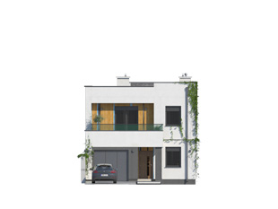 Projekt domu Dąb W - elewacje