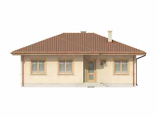 Projekt domu Dorota - elewacje