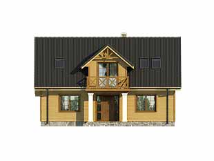 Projekt domu Dudek 2 dr-S - elewacje