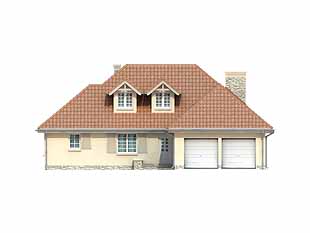 Projekt domu Etiuda 2 - elewacje