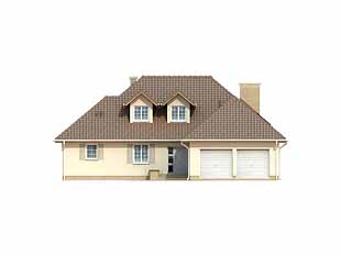 Projekt domu Etiuda - elewacje